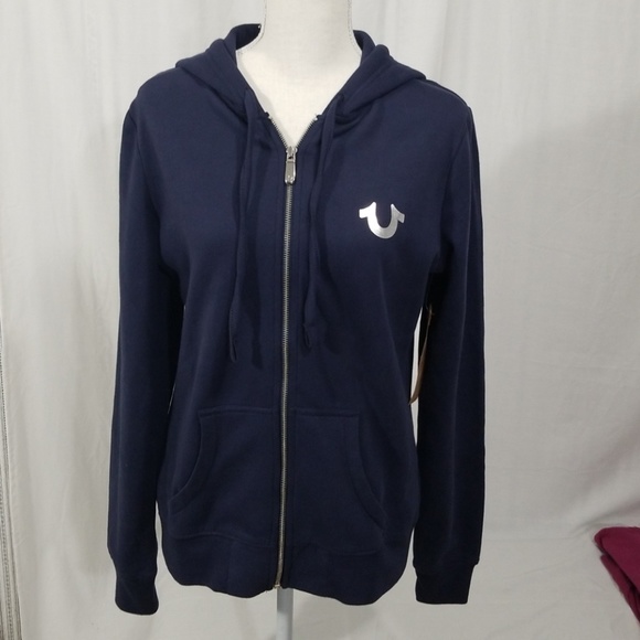 True Religion Jackets & Blazers - NWT True Religion foil hoodie